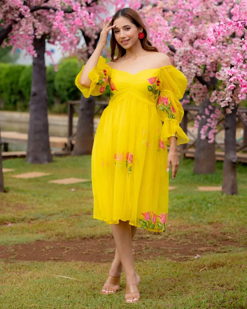 Suja Yellow Maxi Dress