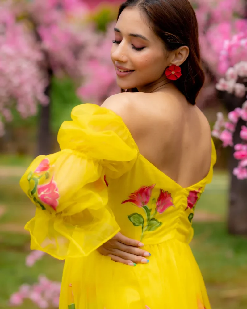 Suja Yellow Maxi Dress - Image 5