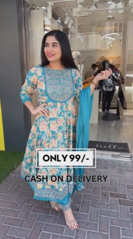 Embroidered And Printed Premium Quality Kurta Set